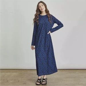Elizabeth and James floral ankle length long sleeve dress